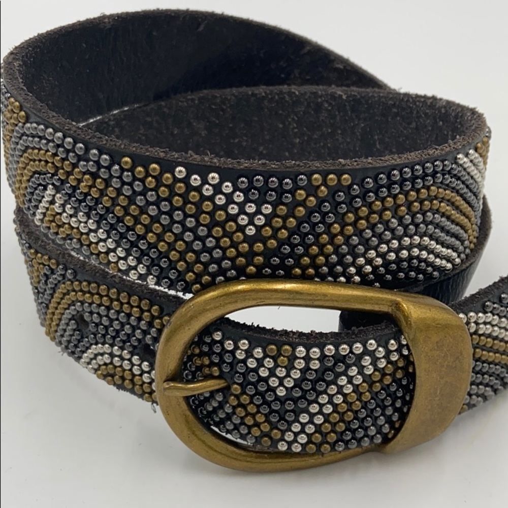 Euc Joe’s Jeans mixed metal studded belt M